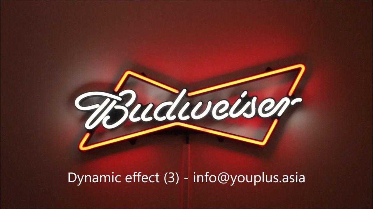 Bud Bowtie Logo - Budweiser Bowtie LED Neon sign