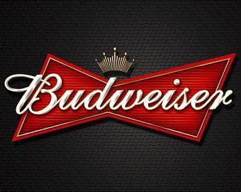 Bud Bowtie Logo - Budweiser bowtie | Etsy