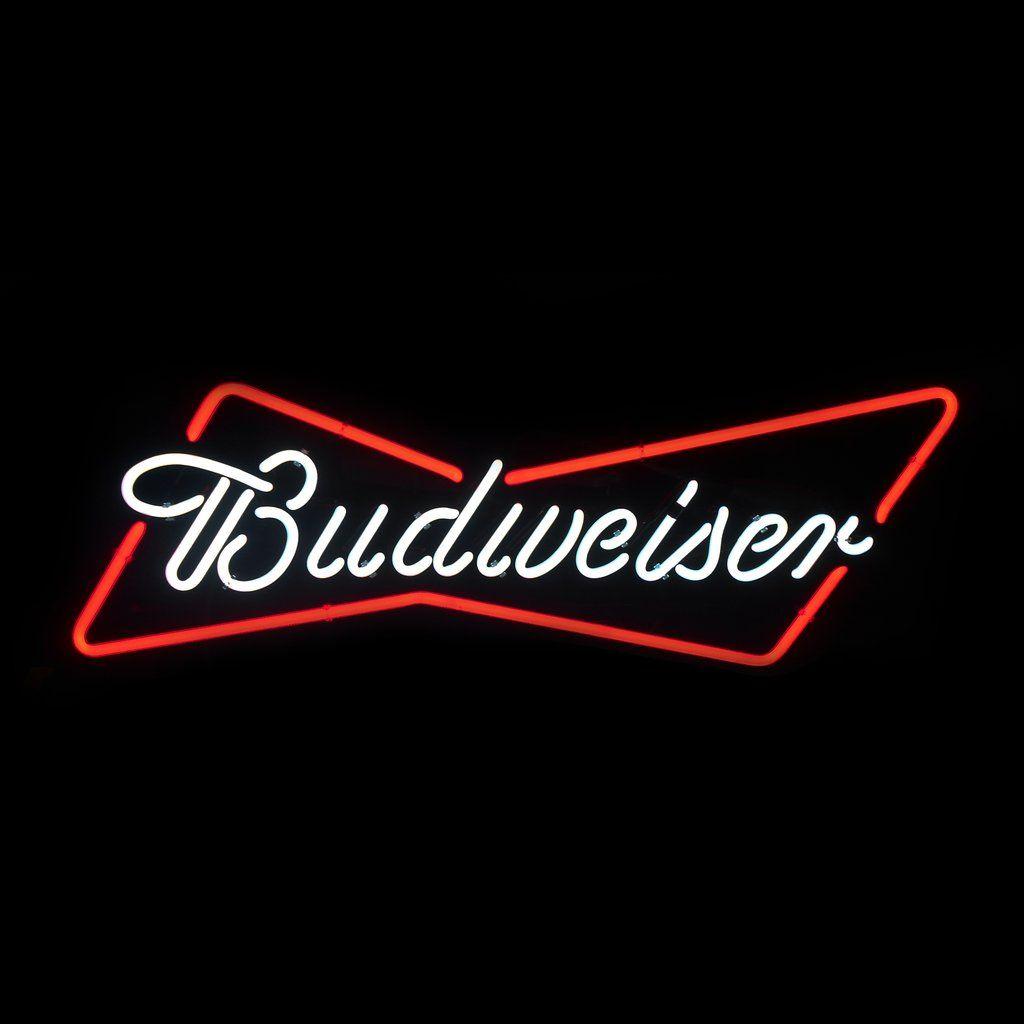 Bud Bowtie Logo - Budweiser Bowtie Neon – AB Gift Shop