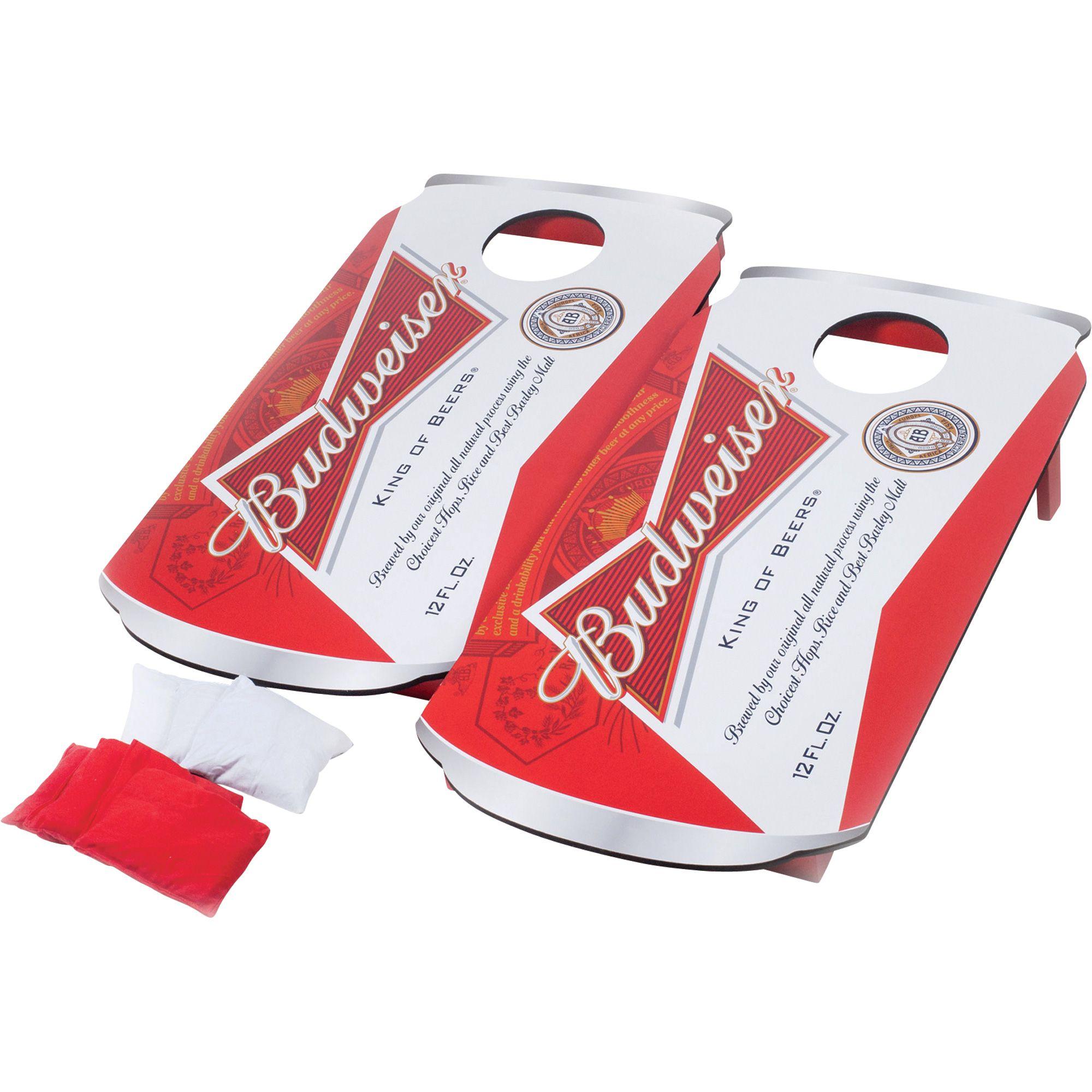 Bud Bowtie Logo - Budweiser Bowtie Logo Corn Hole Game — Includes Boards and Bags ...