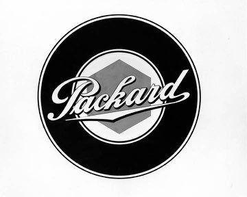Packard Car Logo - Factory Photo - U.S. Auto - Packard - 1954 Packard Emblem Factory