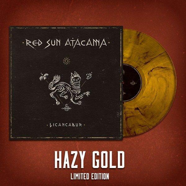 French Gold Sun Logo - Red Sun Atacama - Licancabur LP Hazy Gold | More Fuzz