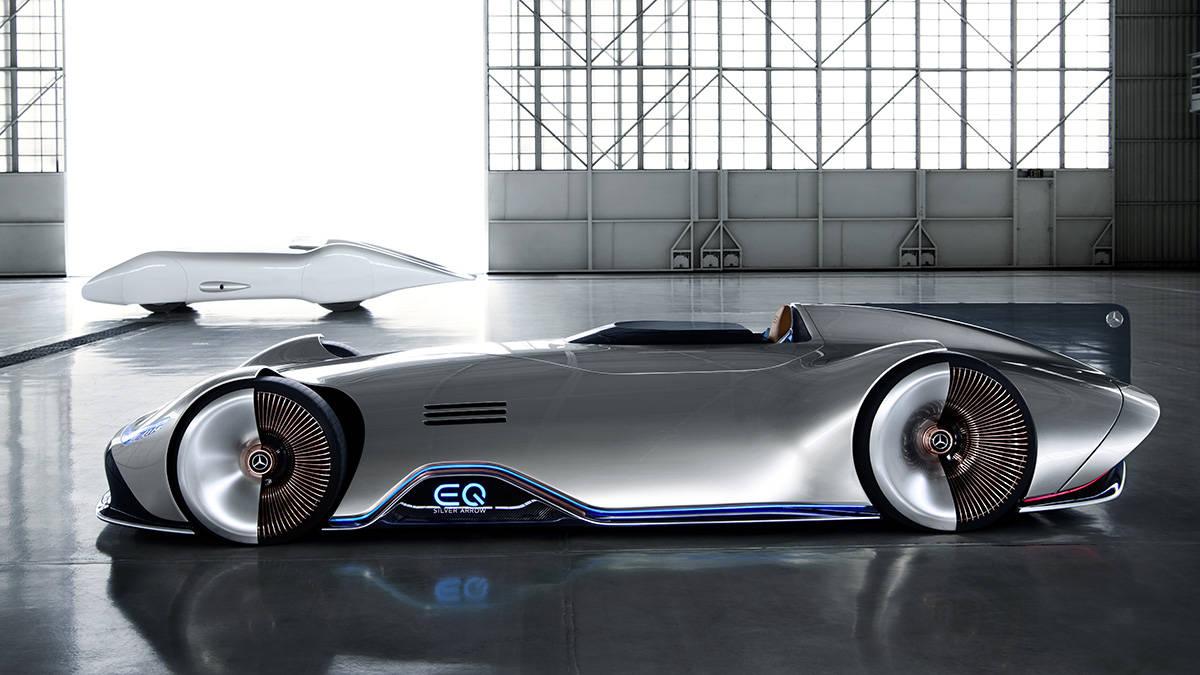 Silver Arrow Car Logo - 2018 Mercedes-Benz EQ Silver Arrow Pebble Beach electric concept ...