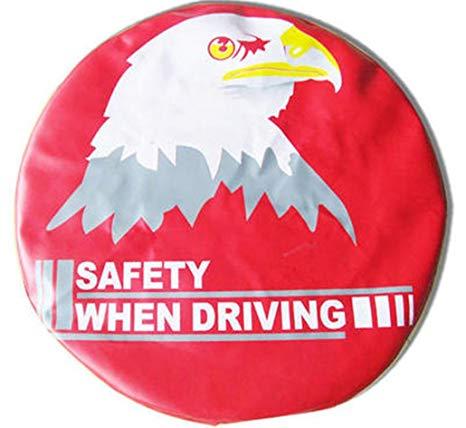 Red Eagle Car Logo - Red Eagle Logo Car Spare Wheel Cover Spare Tire Cover 17