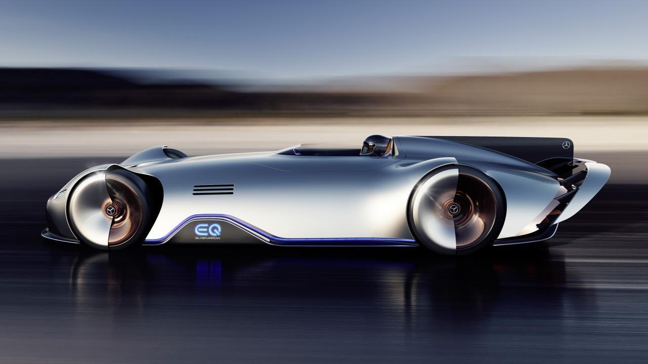 Silver Arrow Car Logo - The Mercedes EQ Silver Arrow is a stunning EV speedster