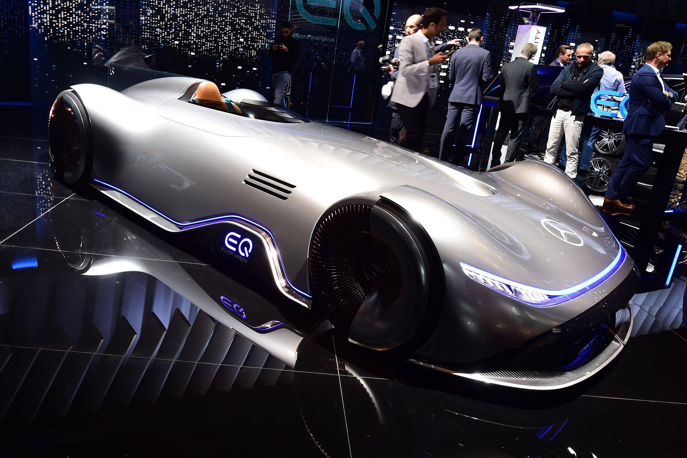 Silver Arrow Car Logo - Mercedes EQ Silver Arrow electric concept lands in Paris