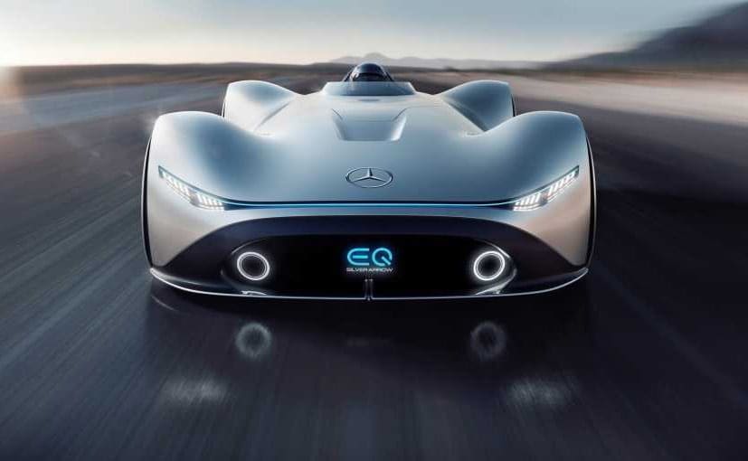 Silver Arrow Car Logo - Mercedes-Benz Reveals EQ Silver Arrow Concept At Pebble Beach - NDTV ...