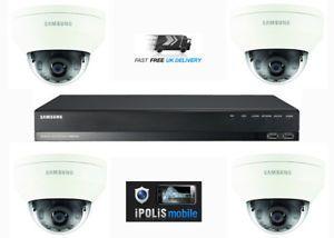 Samsung Surveillance Logo - Samsung 2MP HD 4 Channel 4 Camera CCTV Home Business ...