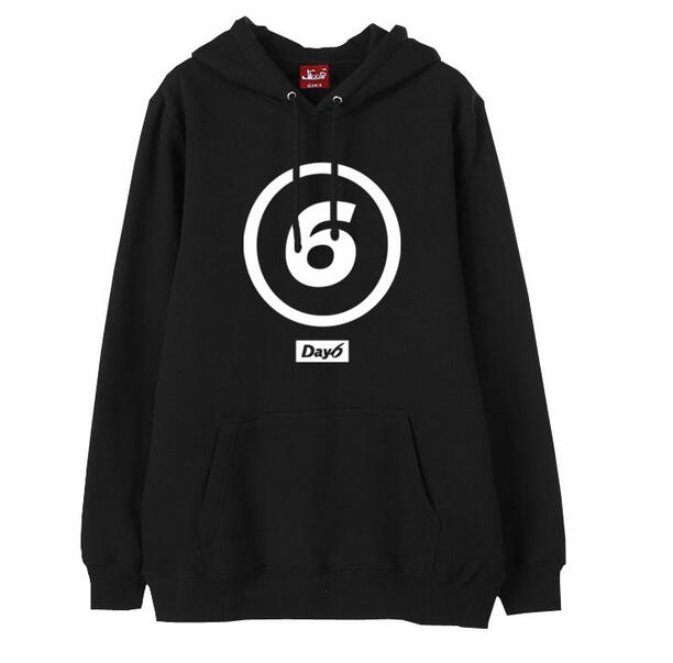 Day6 Kpop Logo - Kpop day6 big logo printing pullover fleece hoodies for fans