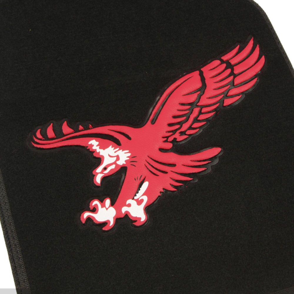 Red Eagle Car Logo - BDK Red Eagle USA Design Car Floor Mats Carpet Mat 4 PCS Full Front
