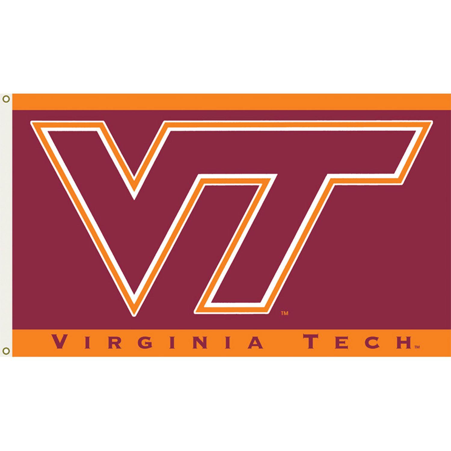 Virginia Tech Logo - Virginia Tech Hokies 3ft x 5ft Team Flag - Logo Design