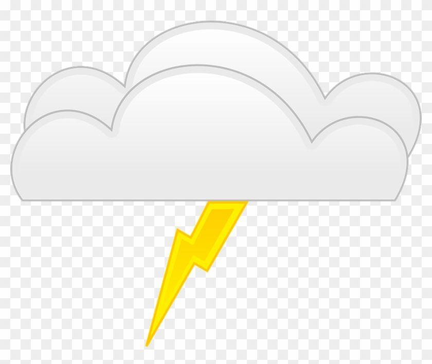 Yellow Cloud Logo - Lightning Bolt Yellow Cloud Weather Thunder Power - Thunder Cartoon ...
