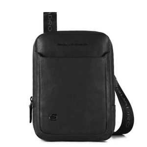 N and Black Square Logo - Original PIQUADRO Bag Black Square Male Leather Black - CA3084B3-N ...
