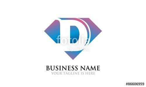 Diamond D Logo - D of Colorful Diamond Logo