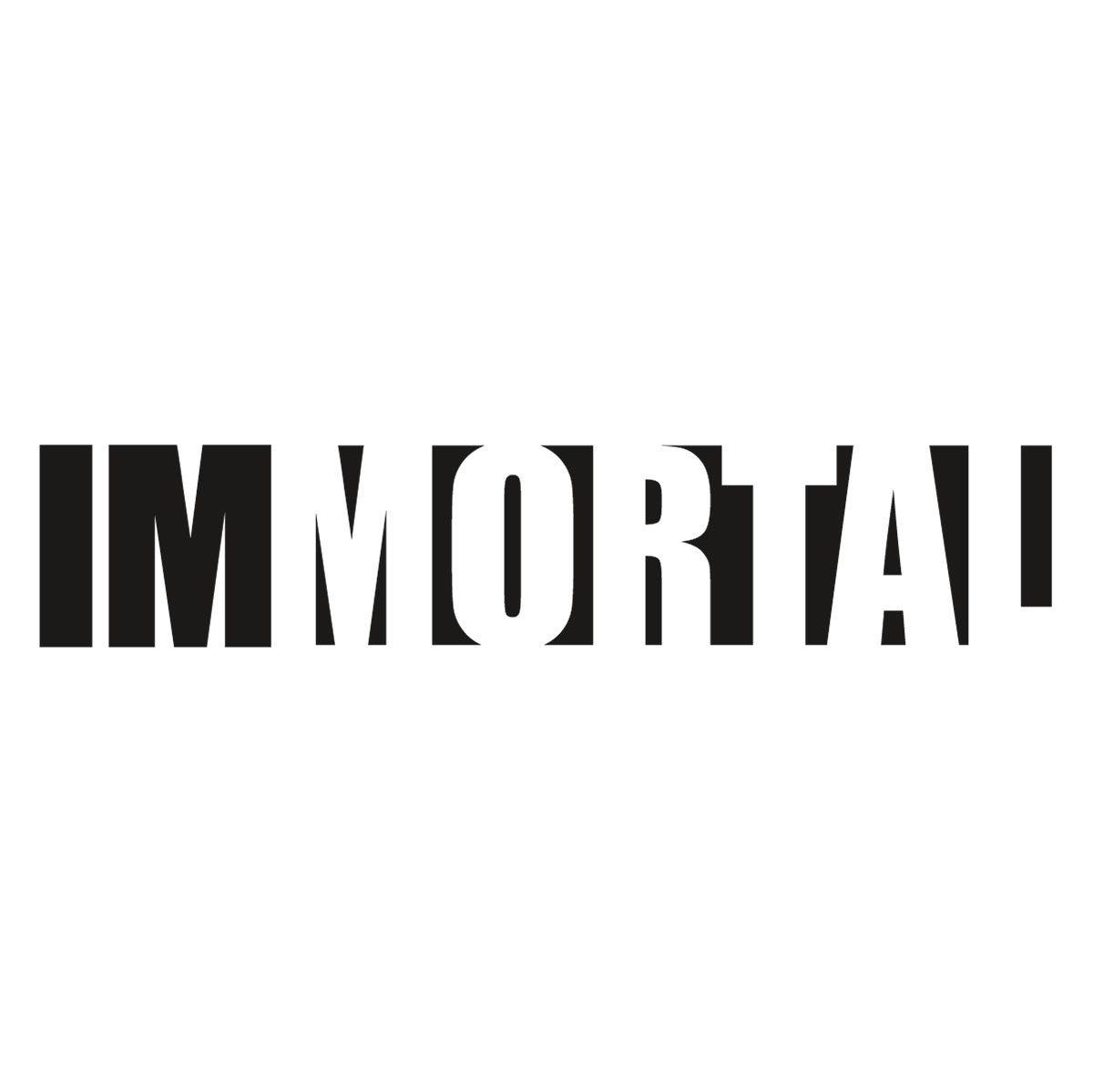 Black and White Movie Logo - Jamie Lyon - Immortal Movie Logo