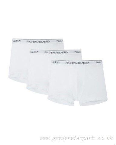Ralph Lauren White Logo - Underwear Polo Ralph Lauren White Logo Trunks Pack Fantastic