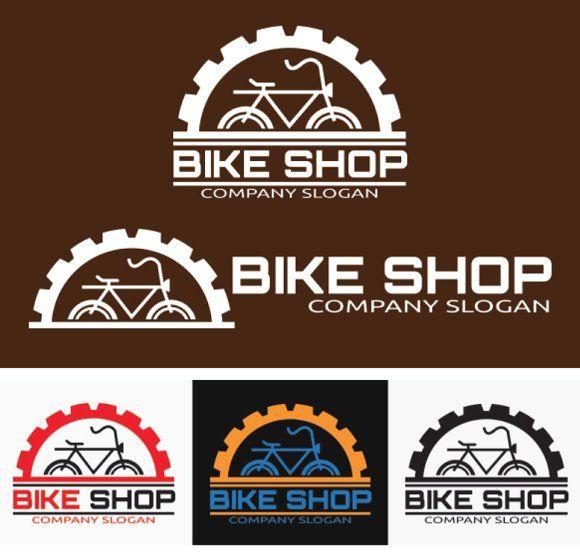 Serious Cycling Bike Shop Logo - Bike Shop Logo ~ Logo Templates ~ Creative Market