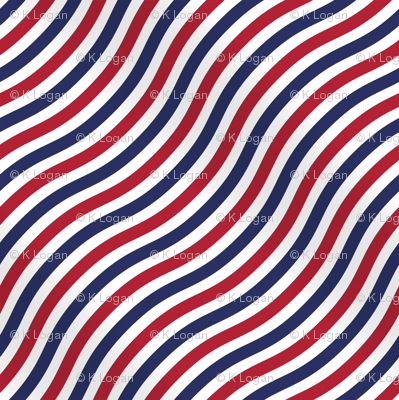 Red White and Blue Stripes Logo - RED WHITE BLUE Stripes Plaid 4th of July fabric - khaus - Spoonflower