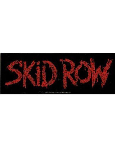 Skid Row Logo - Skid Row Red Glitter Logo Sticker