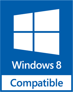 Windows 8 Logo - Windows 8 Compatible Logo Vector (.AI) Free Download