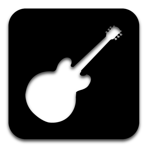 Band App Logo - App Garage Band Icon - Black Icons - SoftIcons.com