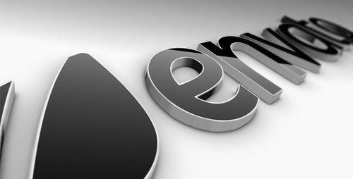 3D Logo - Black Classic 3D Logo by maupa | VideoHive