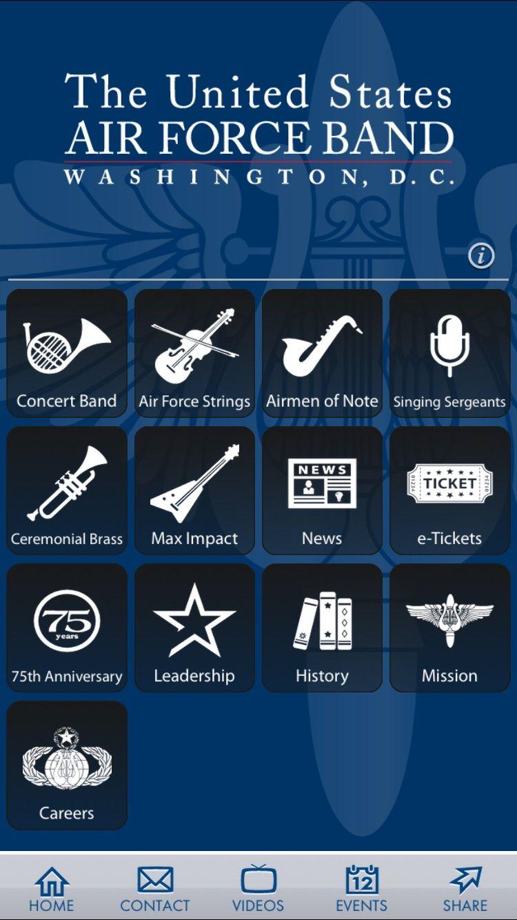 Band App Logo - New Air Force Band app > Air Force Medical Service > News & Events