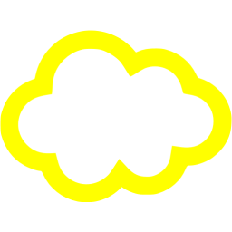 Yellow Cloud Logo - Yellow cloud icon yellow cloud icons