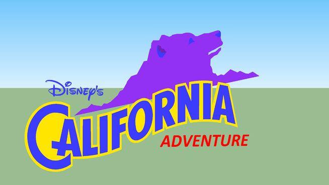 Disney's California Adventure Logo - Disney's California Adventure Logo | 3D Warehouse