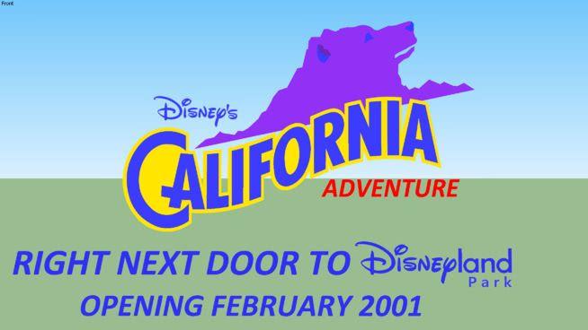 Disney's California Adventure Logo - Disney's California Adventure 2nd Poster | 3D Warehouse