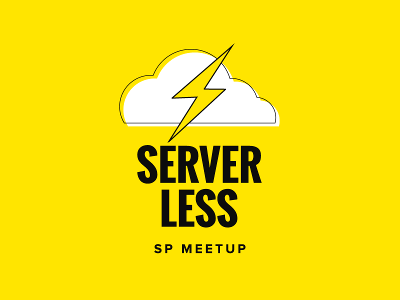 Yellow Cloud Logo - Serverless SP Meetup Logo (2nd option - yellow) by Kevin Oliveira ...