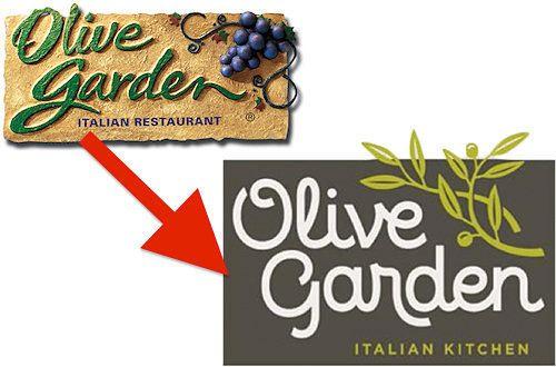Olive Garden Logo - The Olive Garden and their new logo