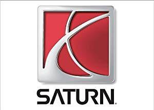 Saturn Car Logo - Amazon.com : NEOPlex Saturn Auto Logo with Words Traditional Flag