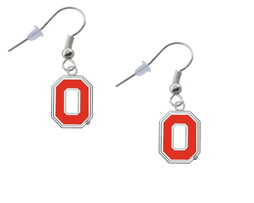 Ohio State O Logo - Ohio State University “O” Logo Pierced Earrings