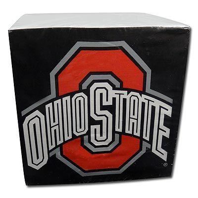 Ohio State O Logo - Item F5 5: Black Ohio State Athletic O Memo Cube. Conrads College Gifts