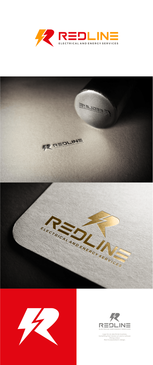 Official Business Logo - Business Logo Design for Redline Electrical and Energy Services by ...