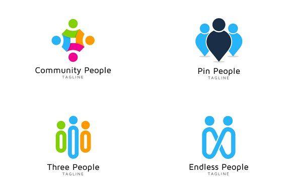 Three People Logo - People Logo Bundle