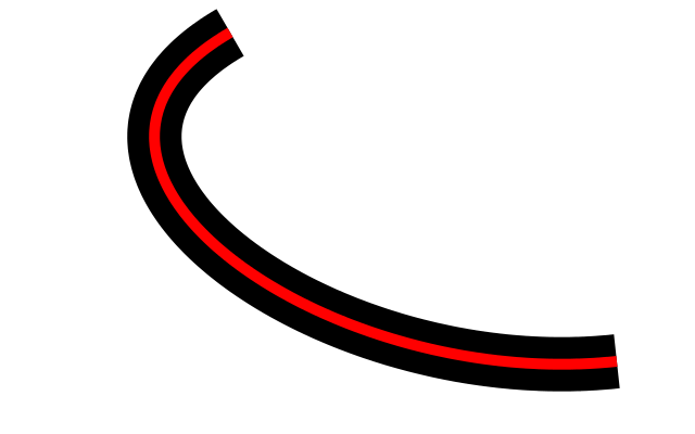 Red Curved Line Logo - mathematics - Detect mouse click on a bezier curve's neighborhood ...