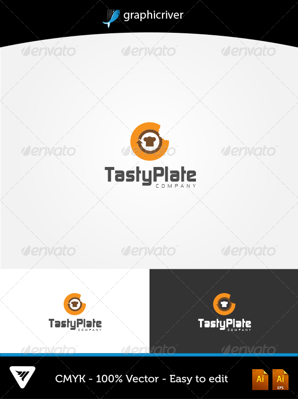 Tasty Bird Logo - TastyPlate Logo. Fonts Logos Icons. Bird Logos, Logos