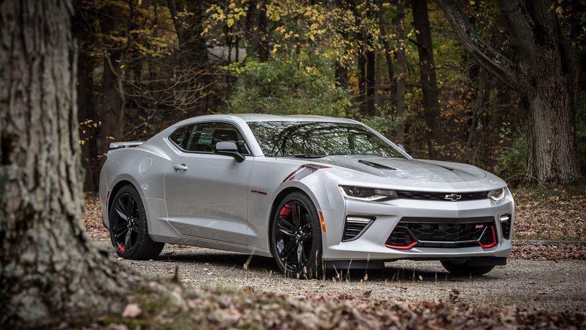 2018 Camaro Logo - 2018 Chevrolet Camaro review: Redline looks back up Camaro SS V8's ...