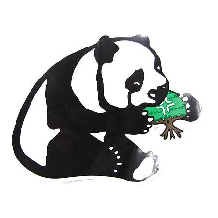LRG Panda Logo - LRG Panda Sticker in stock at SPoT Skate Shop