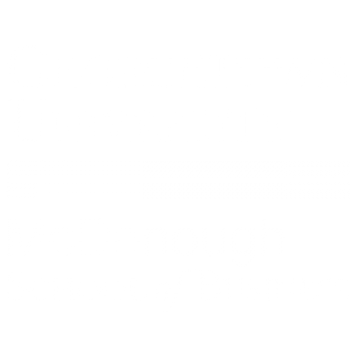 Official Business Logo - McDonough School of Business Logos, Style Guides, and Templates
