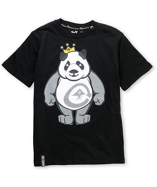 LRG Panda Logo - LRG Boys King Of Style Black T Shirt