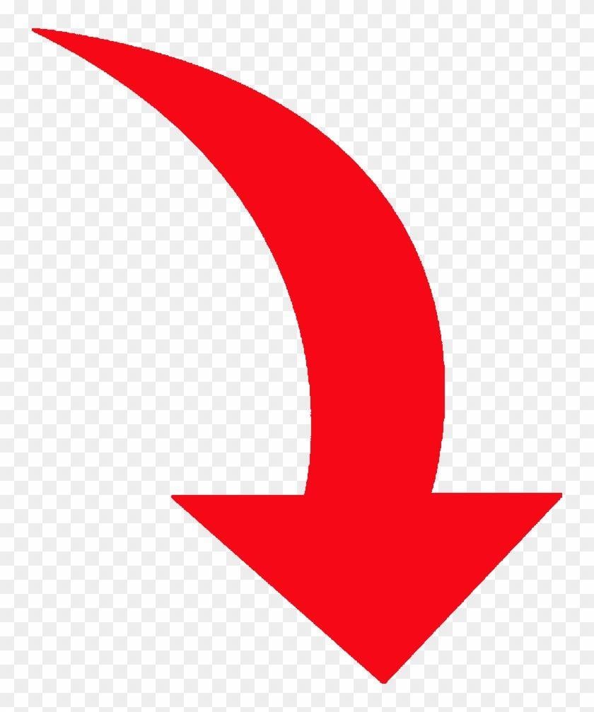 Red Curved Line Logo - Car And Minivan Red Curved Arrow Red Arrow Png