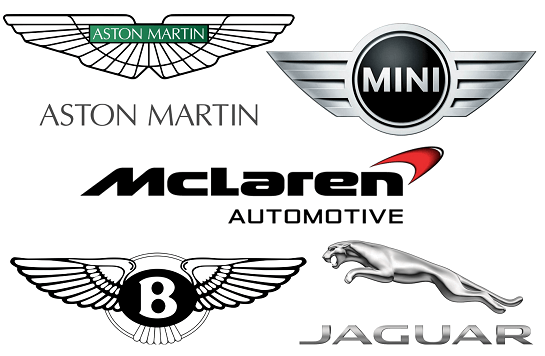 Maclaren Car Logo - List of Popular British (UK) Car Brands Names & their Logos