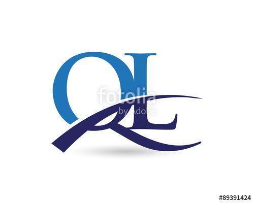 QL Logo - QL Logo Letter Swoosh Stock Image And Royalty Free Vector Files