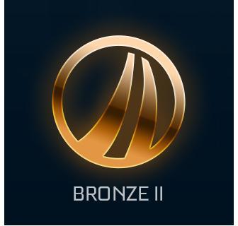 Bronze Logo - Orbiter's logo looks like the Bronze II Ranking in Rocket League to