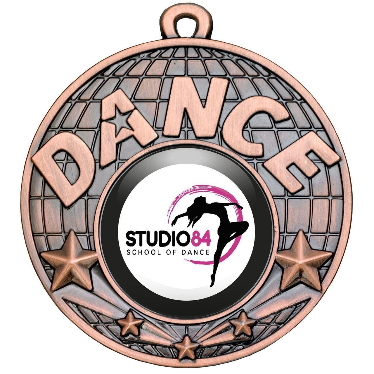 Bronze Logo - Logo Insert Dance Medal
