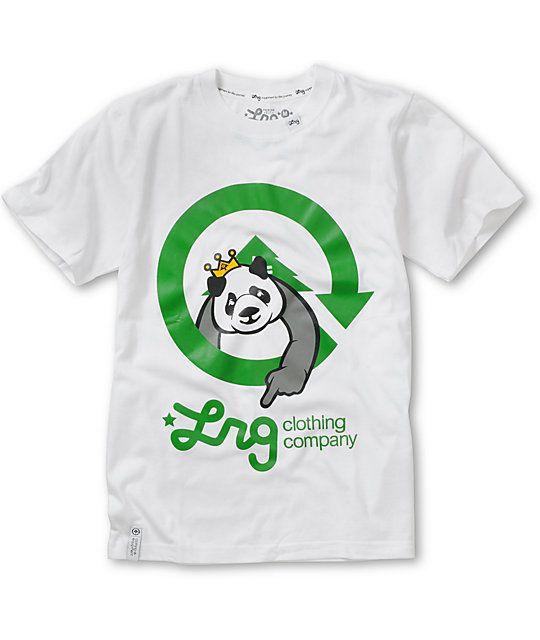 LRG Panda Logo - LRG Boys Homeboy Panda White T Shirt