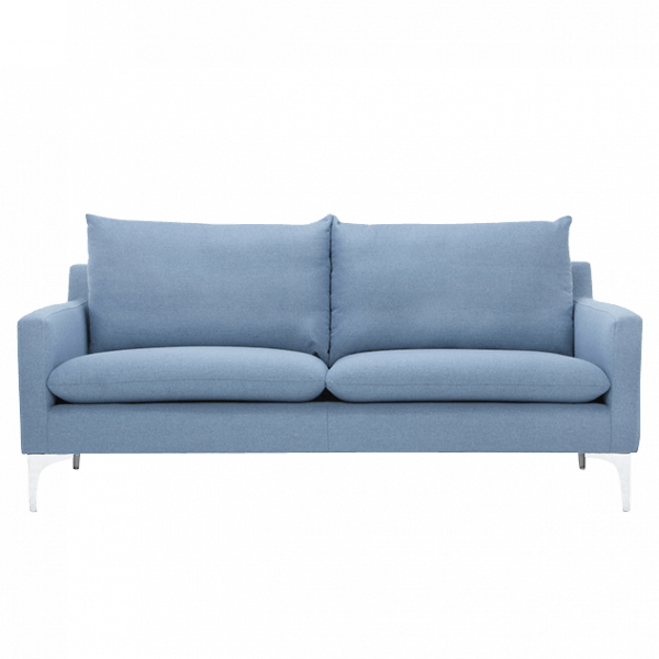 Green and Blue Sun Logo - Rivoli 2 Seat Sofa - - Blue Sun Tree